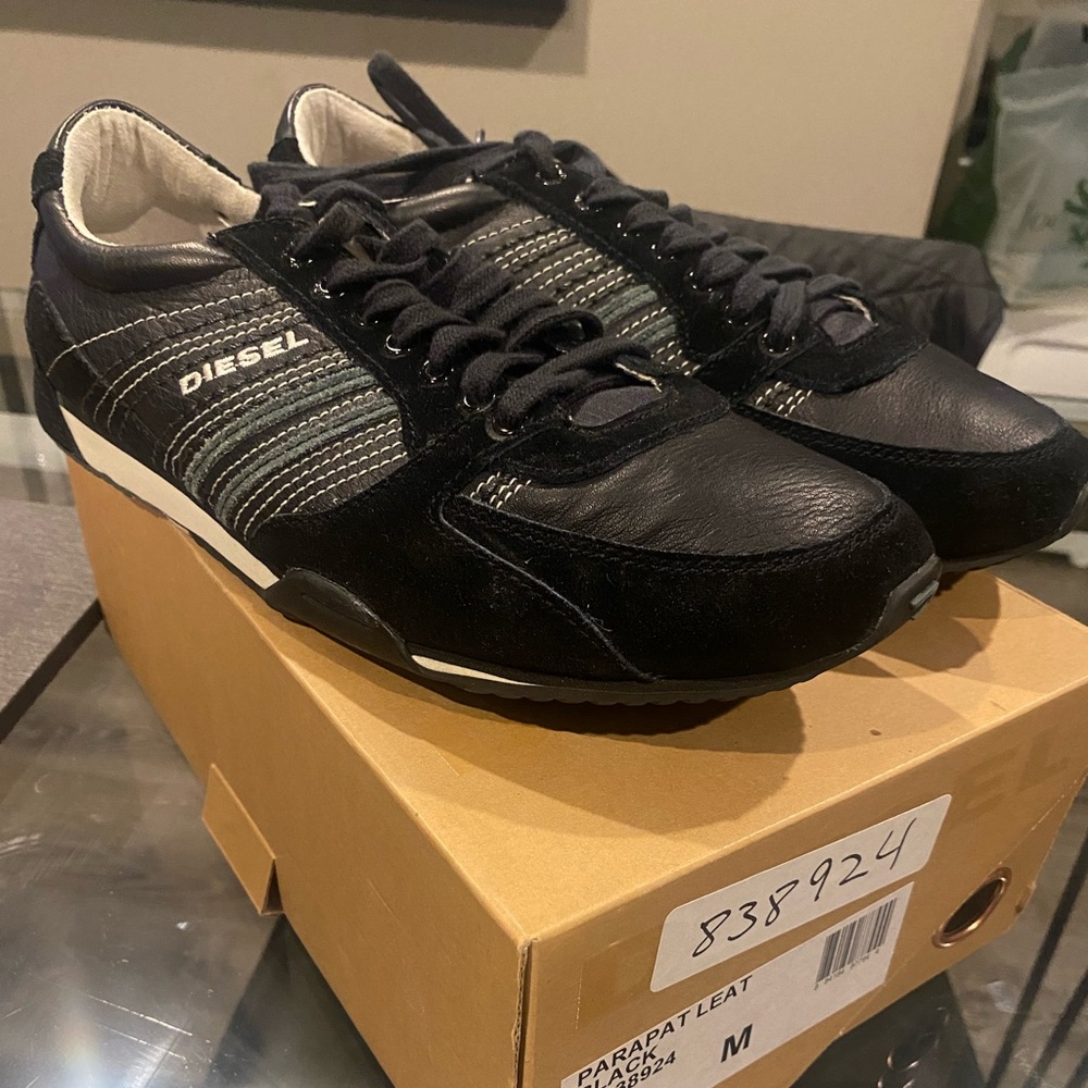 Mens Diesel Parapat Leat Sneaker Size 8